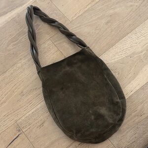MaxMara suede tote bag